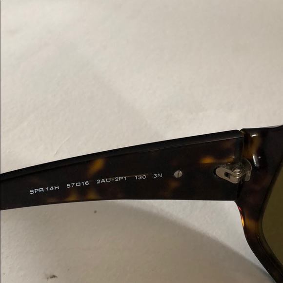 Prada SPR 14H Tortoise Shell Sunglasses - Picture 3 of 6